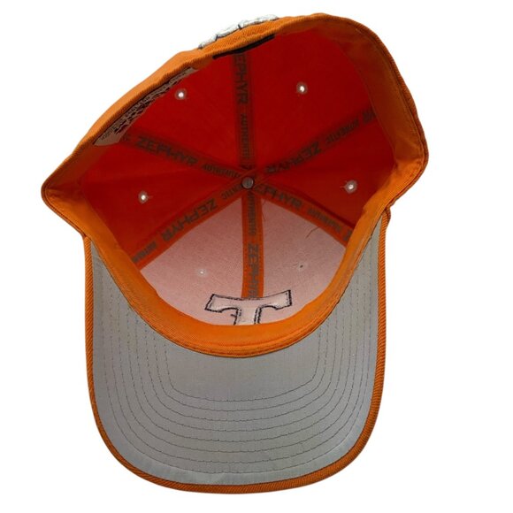 Zephyr The Hat Tennessee University Fighting Volunteers Fitted Hat 7 1/8 Orange - Picture 7 of 11